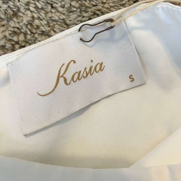 Kasia by Anthropology White Cotton Tiered Ruffled Mini Skirt, Small - Picture 4 of 7